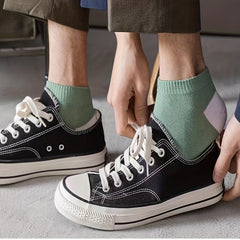 5 Pairs Men's Thin Sweat-Absorbing Anti-Odor Ankle Socks
