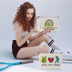 Tennis Makeup Bag & Bracelet Gift Set