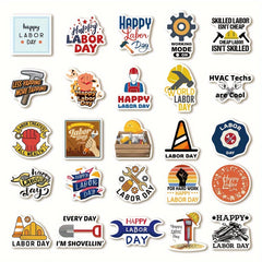 50pcs Worker Series Graffiti Stickers Waterproof DIY Decoration