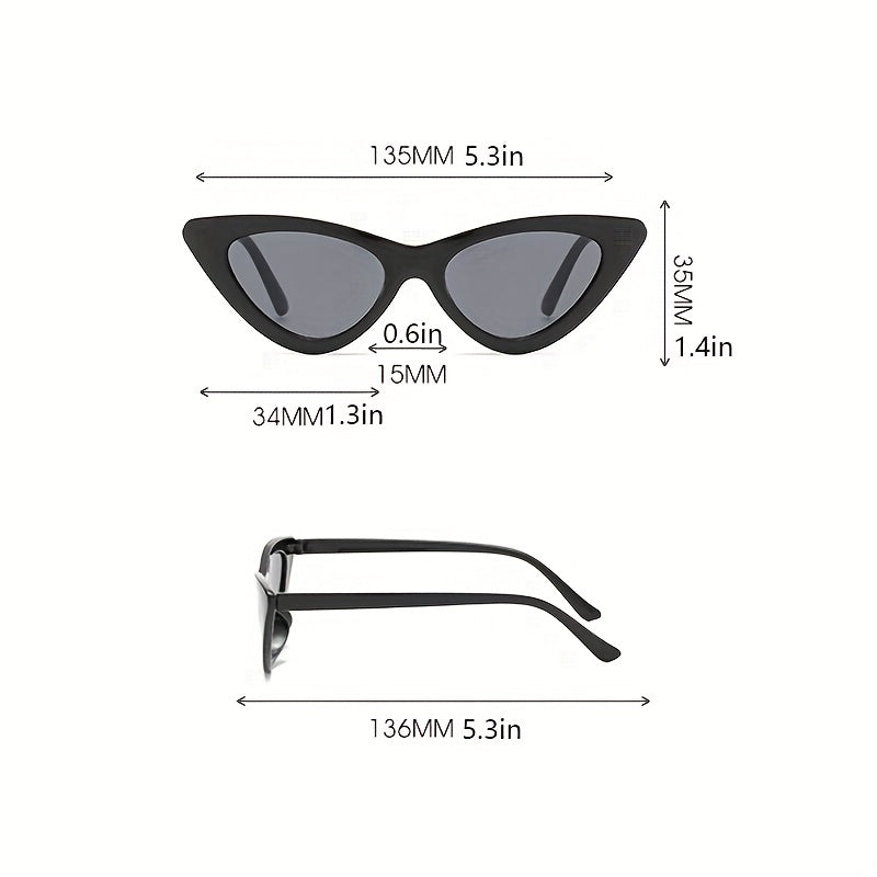Cat Eye Sunglasses UV400 with Case for Beach Party