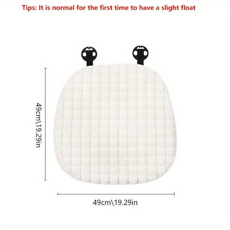 Winter Short Plush Car Seat Cover Single Seat Car Accessories