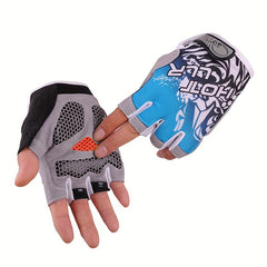 Men's Half Finger Climbing Gloves Breathable Fitness Cycling Gloves