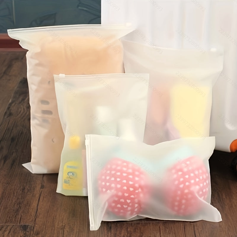 Semi-Sheer Underwear Storage Bag - Self-Sealing Travel Organiser