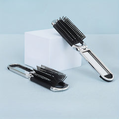 Portable Folding Hairbrush Mirror Set Airbag Massage Comb Small Makeup Mirror