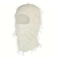 Camouflage Knitted Hat Winter Mask Hood Cover Retro Hat
