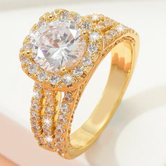 Zircon Women's Wedding Engagement Ring