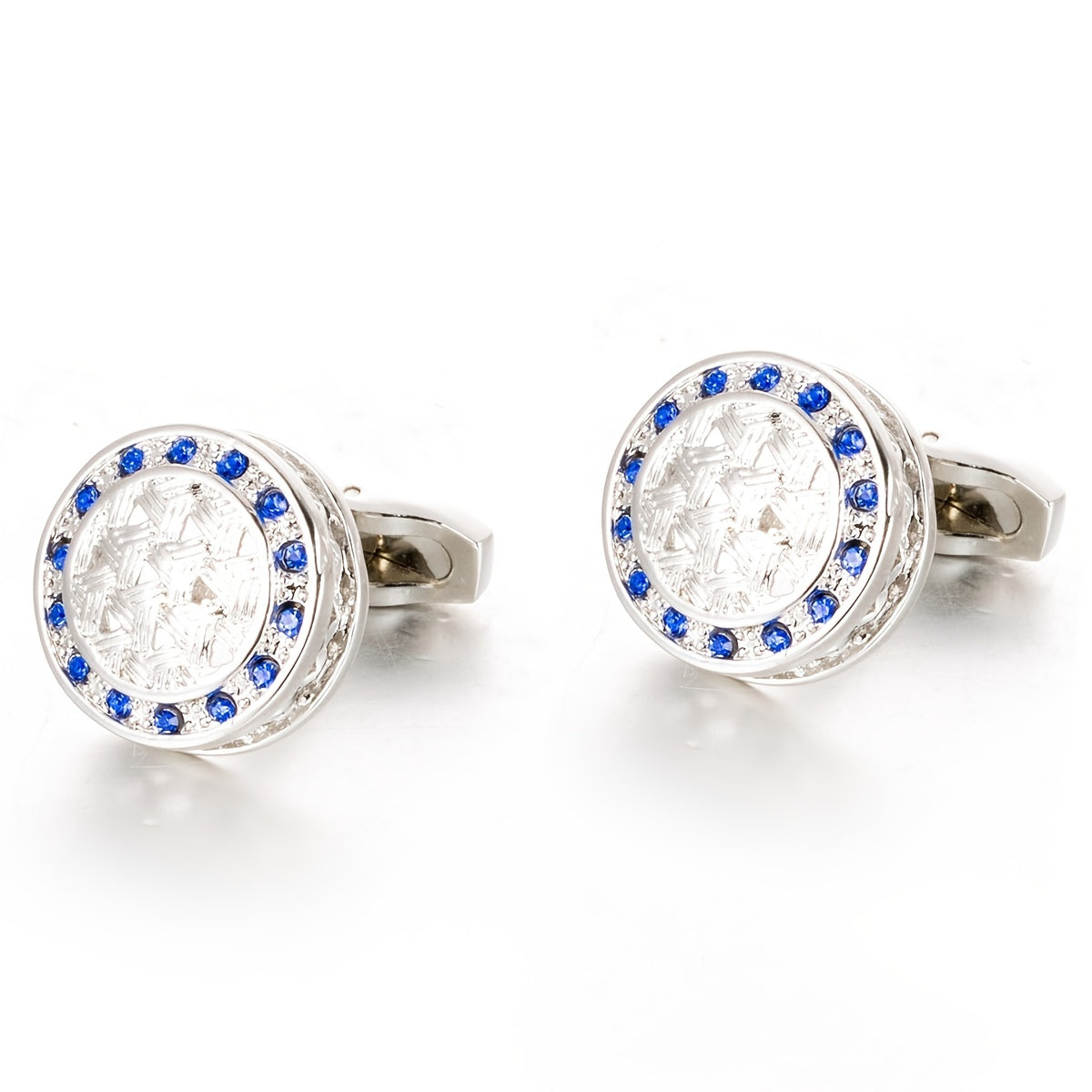 Men's French Shirt Crystal Cufflinks