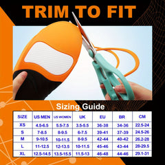 Plantar Fasciitis Arch Support Insoles for 100KG Running Gel Insoles
