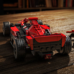 Race Car Building Blocks Toy Model Red Car Model Building Blocks Set