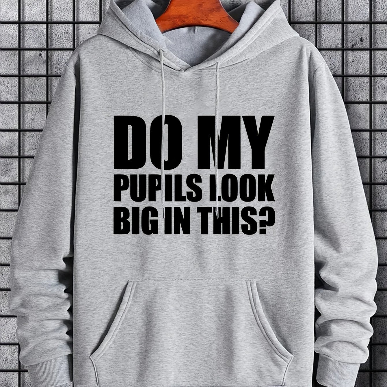 Men's Letter Print Hoodie Outdoor Sweatshirt