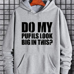 Men's Letter Print Hoodie Outdoor Sweatshirt
