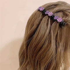 4pcs Flower Hair Clip Bangs Duckbill Clip Hair Accessories