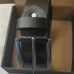 Men's Business Casual Belt with Pin Buckle