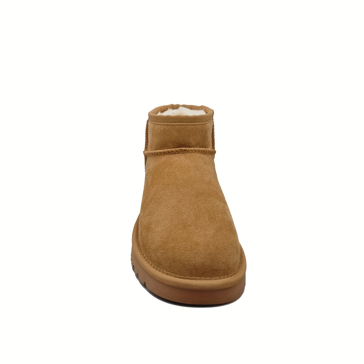 Women's Snow Boots Plush Lined Slip On Thermal Short Boots