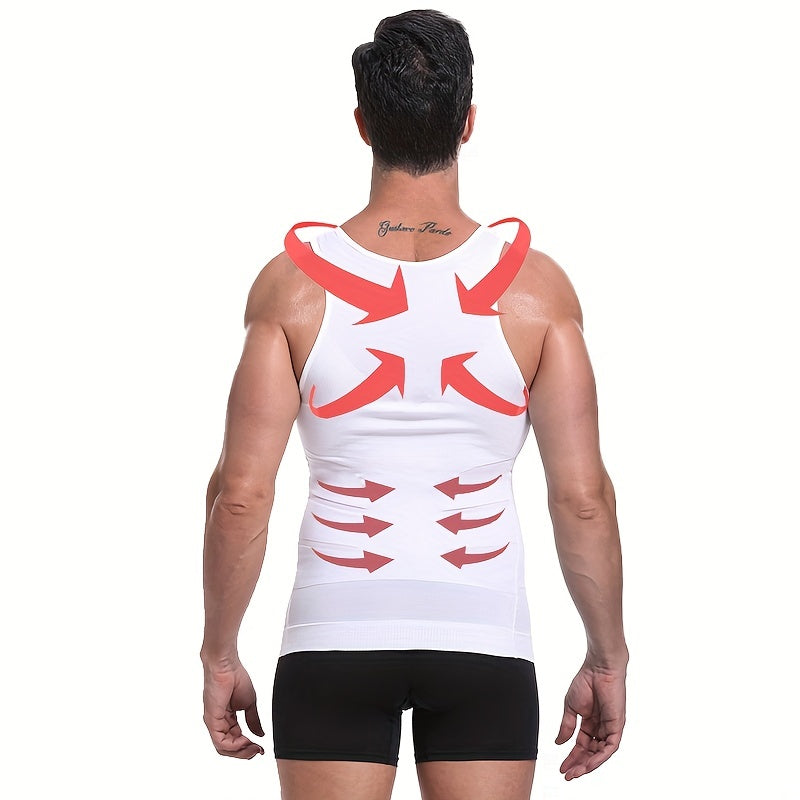 Men's Abdomen Slimming Vest Shirt