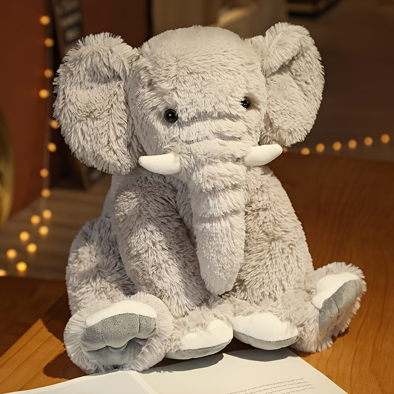 Realistic Elephant Plush Ultra Soft Stuffed Animal