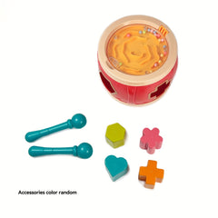 2-in-1 Clap Drum Puzzle Toy - Shape Matching Maze for Kids