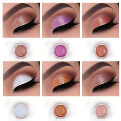6 Colorful Waterproof Eyeshadow Creams for Starry Sky Look