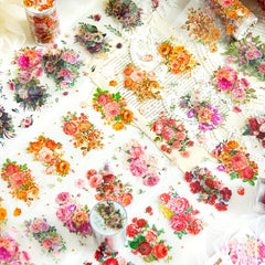 Plant Flower Series PET Tape DIY Production