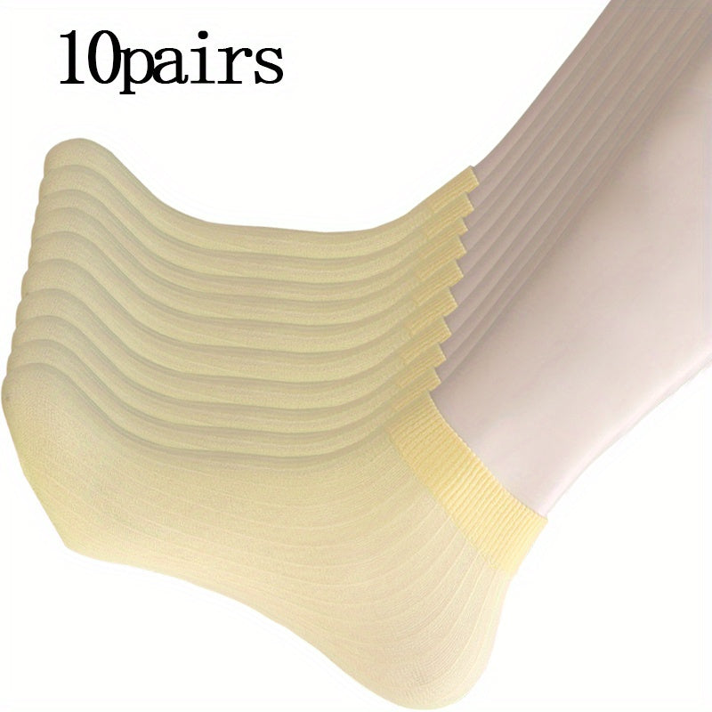 Soft Candy Short Socks for Women Comfortable Thin Crew Ankle Stockings