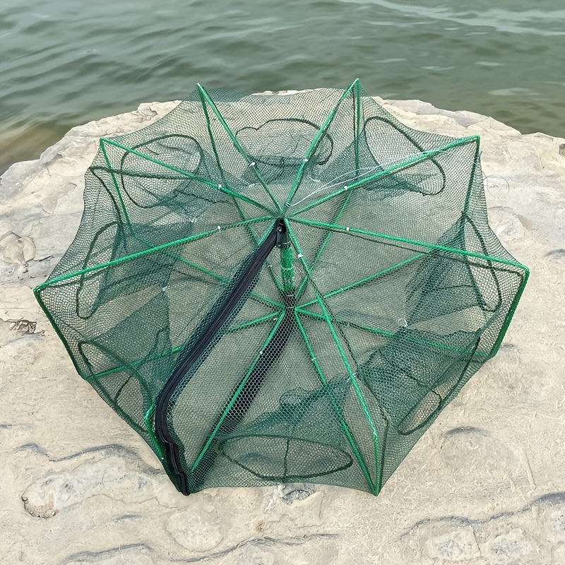 Collapsible Fishing Net Portable Foldable Trap for Minnow Shrimp Crab Lobsters