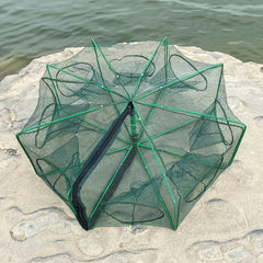 Collapsible Fishing Net Portable Foldable Trap for Minnow Shrimp Crab Lobsters