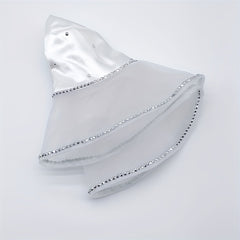 Mesh Breathable Bucket Hat Rhinestone Decor Lightweight Sunshade