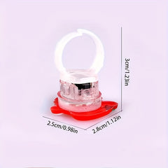 10pcs LED Colorful Glowing Rings - Fun Christmas Party Toy