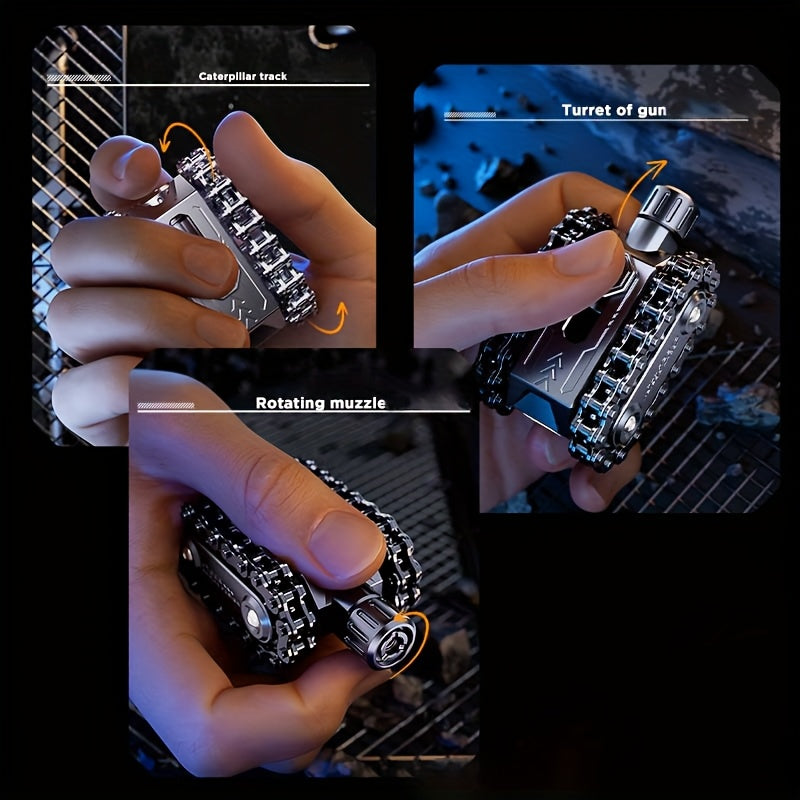3 in 1 Magnetic Metal Tank Toy for Adults Office & Home Decoration