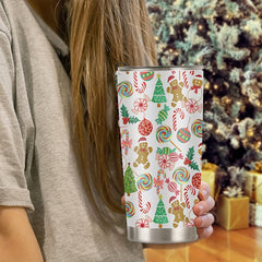 Christmas Series Insulated Water Cup 590ml Stainless Steel Bottle