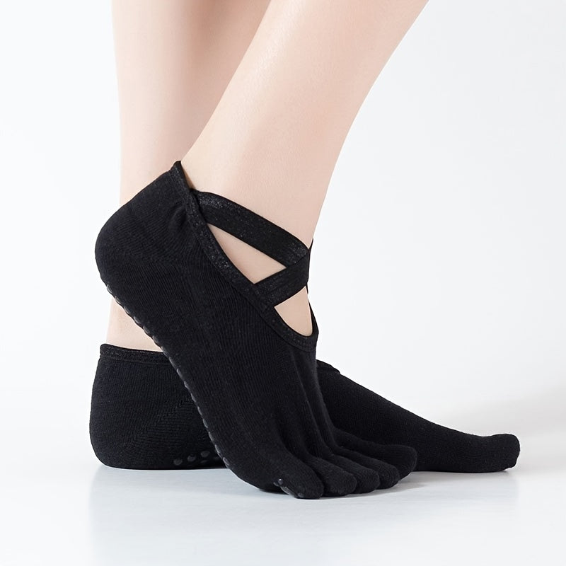 Women's Yoga Socks Non slip Split Five Toe Socks