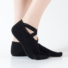Women's Yoga Socks Non slip Split Five Toe Socks