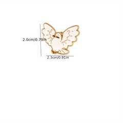 Children s Brooch Metal Pigeon Badge Couple Collar Pin Brooch Jewelry