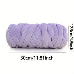 Arm Knitting Chunky Yarn Saver Jumbo Velvet Yarn for Large Hand Knit Blankets