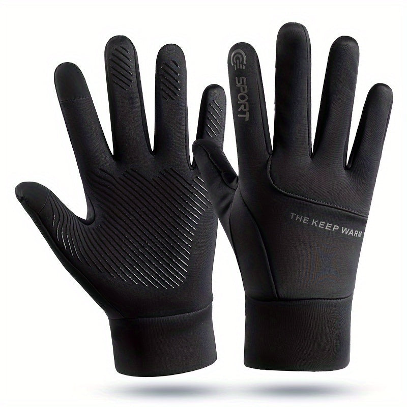 Winter Touch Screen Thermal Gloves Water Resistant for Outdoor Activities