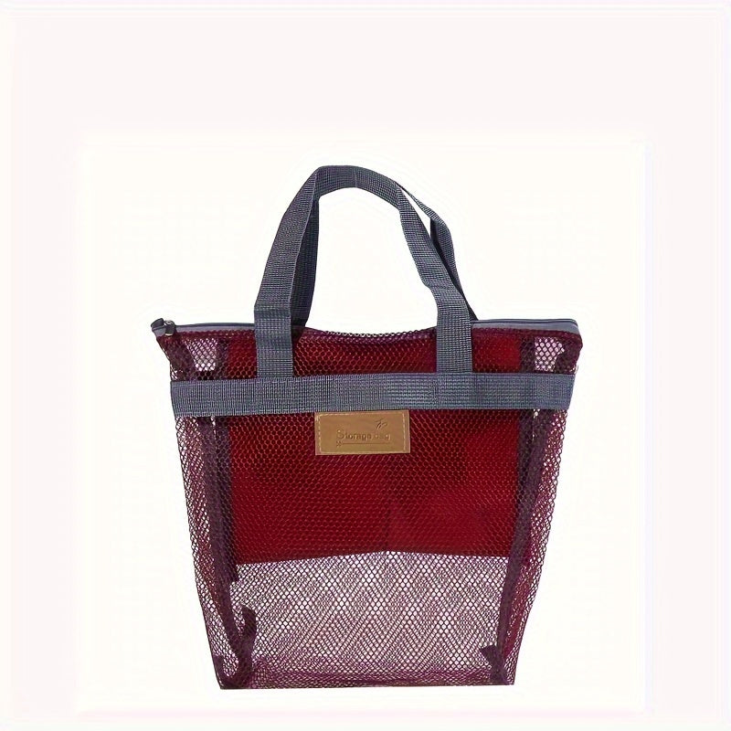 Waterproof Outdoor Toiletry Storage Mesh Bag for Traveling
