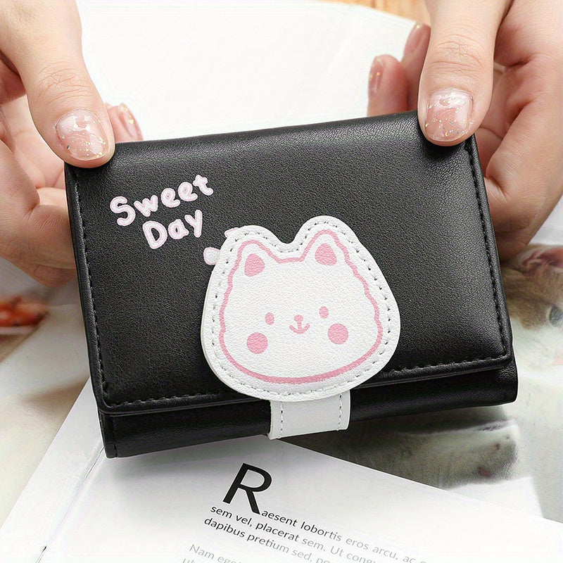 Cartoon Animal Wallet Small Card Holder Coin Purse for Girls