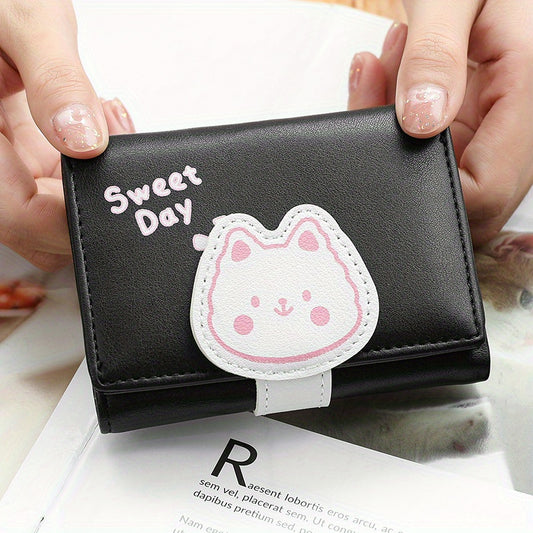 Cartoon Animal Wallet Small Card Holder Coin Purse for Girls
