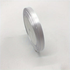 25yd Roll 6mm Silk Satin Ribbon For Craft Wedding Christmas DIY Gift Wrapping