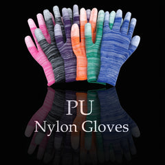Pair of Gardening Gloves, Coated Finger Gloves, Protective Work Gloves