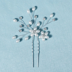 Floral Wedding Hair Pins Bridal Headpiece Bridesmaid Bobby Pins