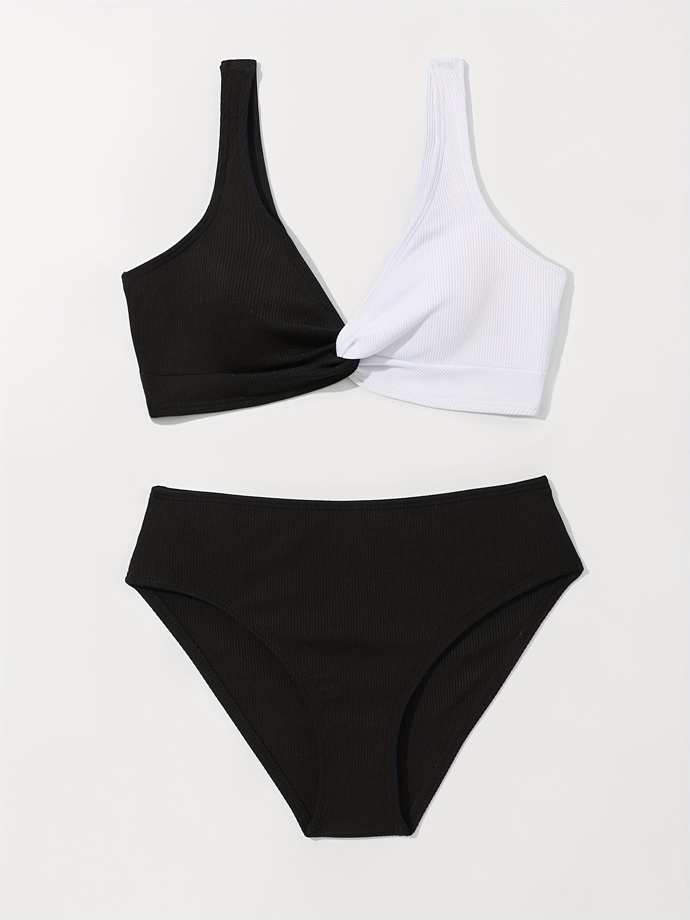 2pcs Toddler Girls Bikini Tankini Swimsuit Set Kids Summer Beach Bathing Suits