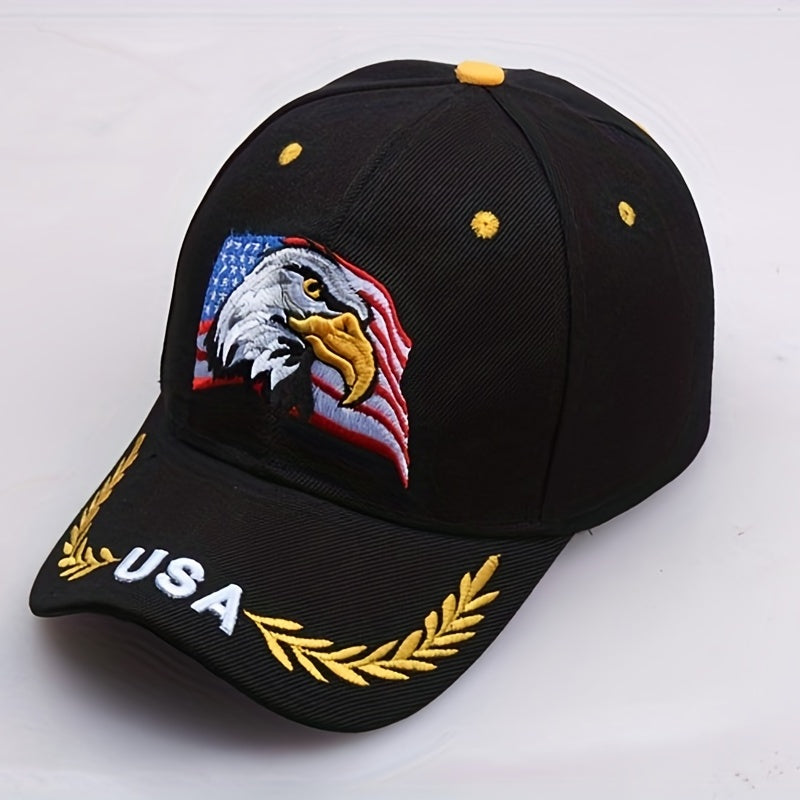 Eagle Embroidery Baseball Cap Sun Protection Sports Cap