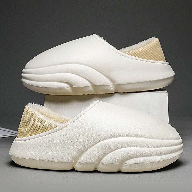 Men's Thickened Warm Cotton Home Slippers
