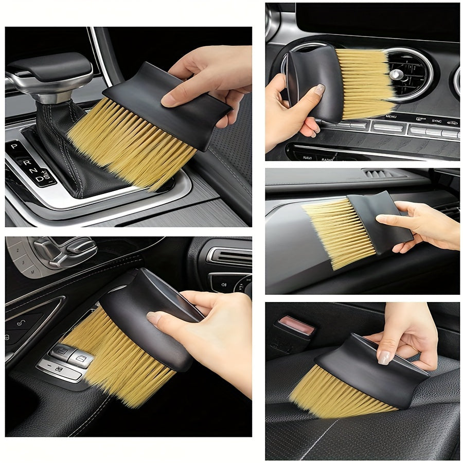 Car Dust Brush Air Conditioner Interior Cleaning Soft Bristle Dust Removal