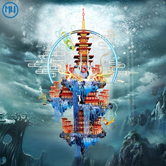 MU Penglai Xiandao 3D Metal Assembly Model Jigsaw Puzzle DIY Gift Adult