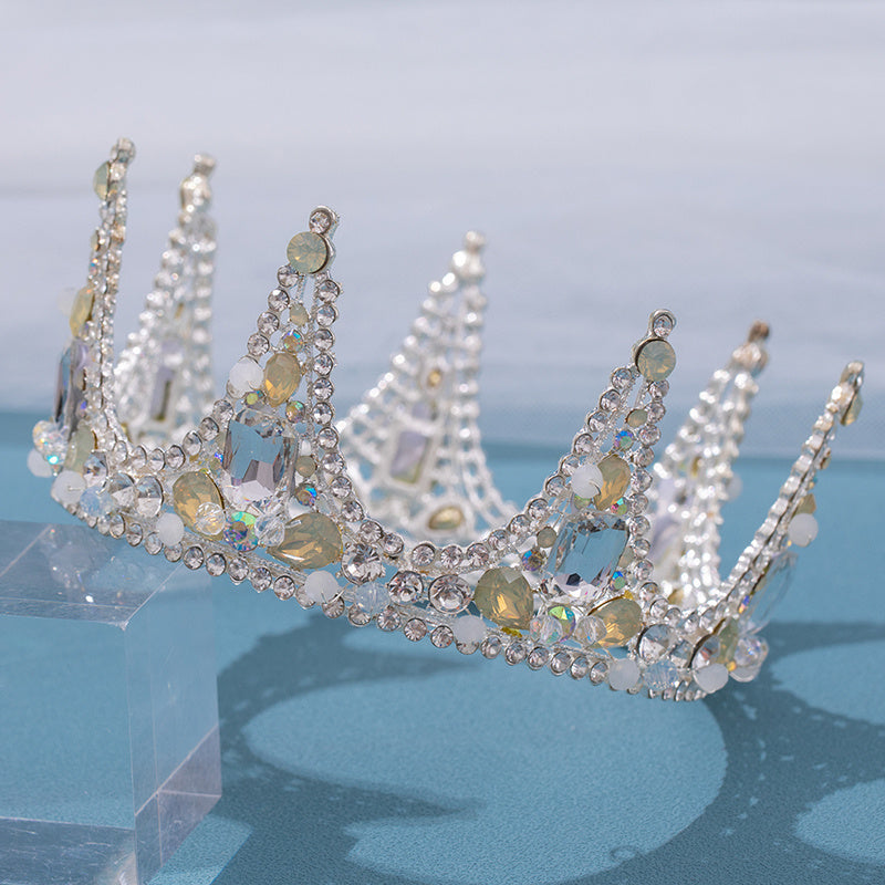 Girl's Rhinestone Crown Tiara Hair Accessory for Fairy Princess Party