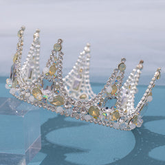 Girl's Rhinestone Crown Tiara Hair Accessory for Fairy Princess Party