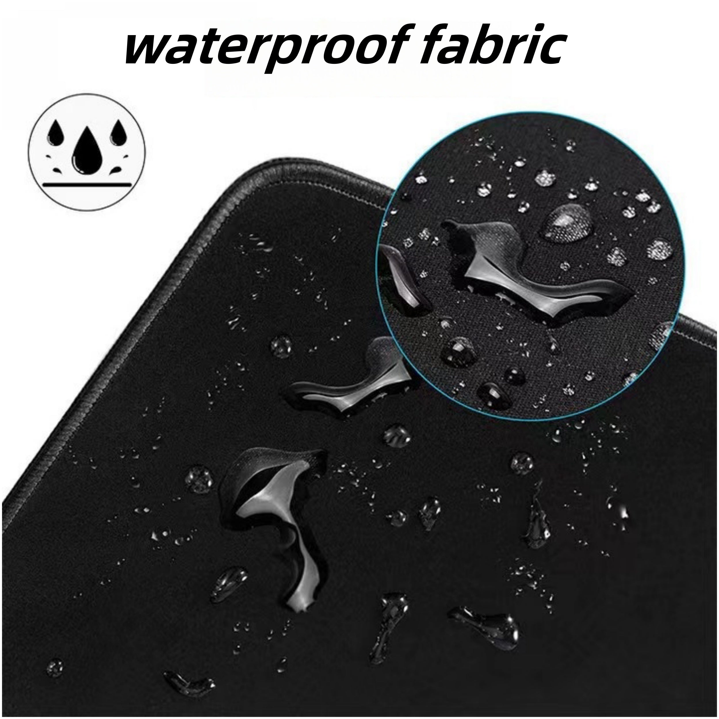 Large Mouse Pad Office And Game Desk Mat Star Pattern Washable Non-slip Rubber