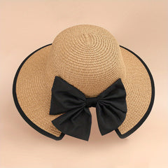 Seaside Beach Hat Foldable Straw Sun Hat